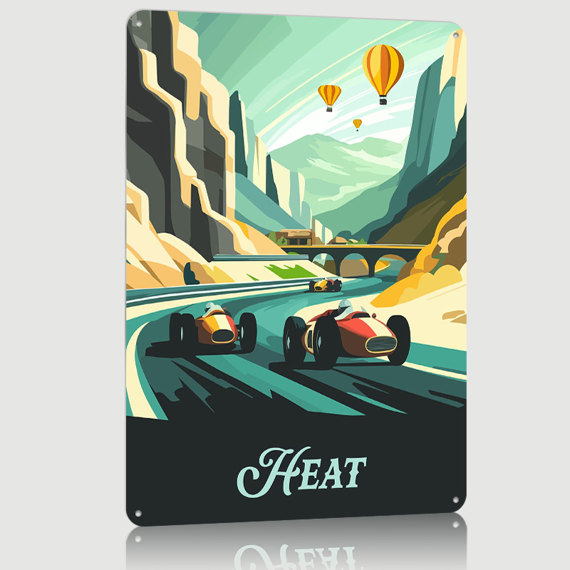 Board Game Inspiration - Heat Board Game Inspired Printed Poster