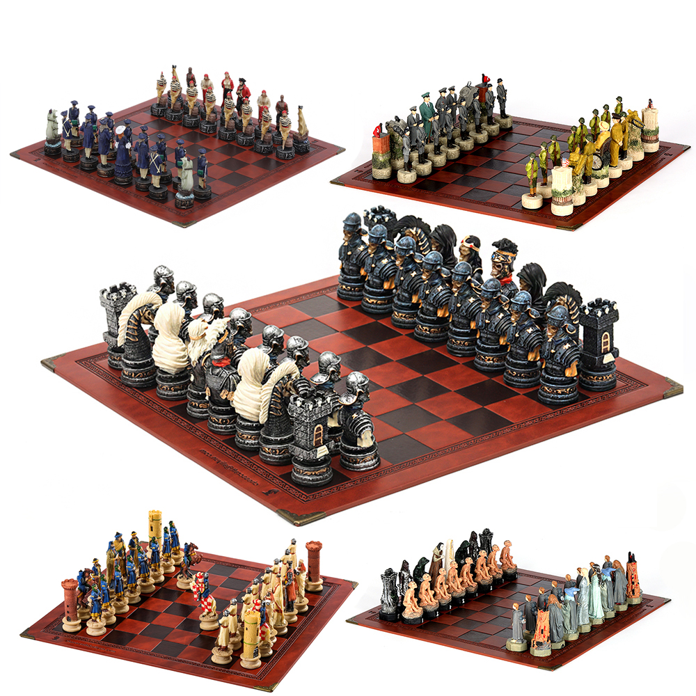 Horror Theme Chess Resin Mater - Yearbook Board Game Theme ulasan dan harga