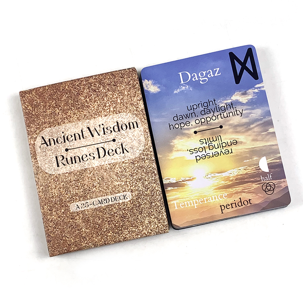 Ancient Wisdom Runes Deck 25 E - Board Game Inspiration ulasan dan harga