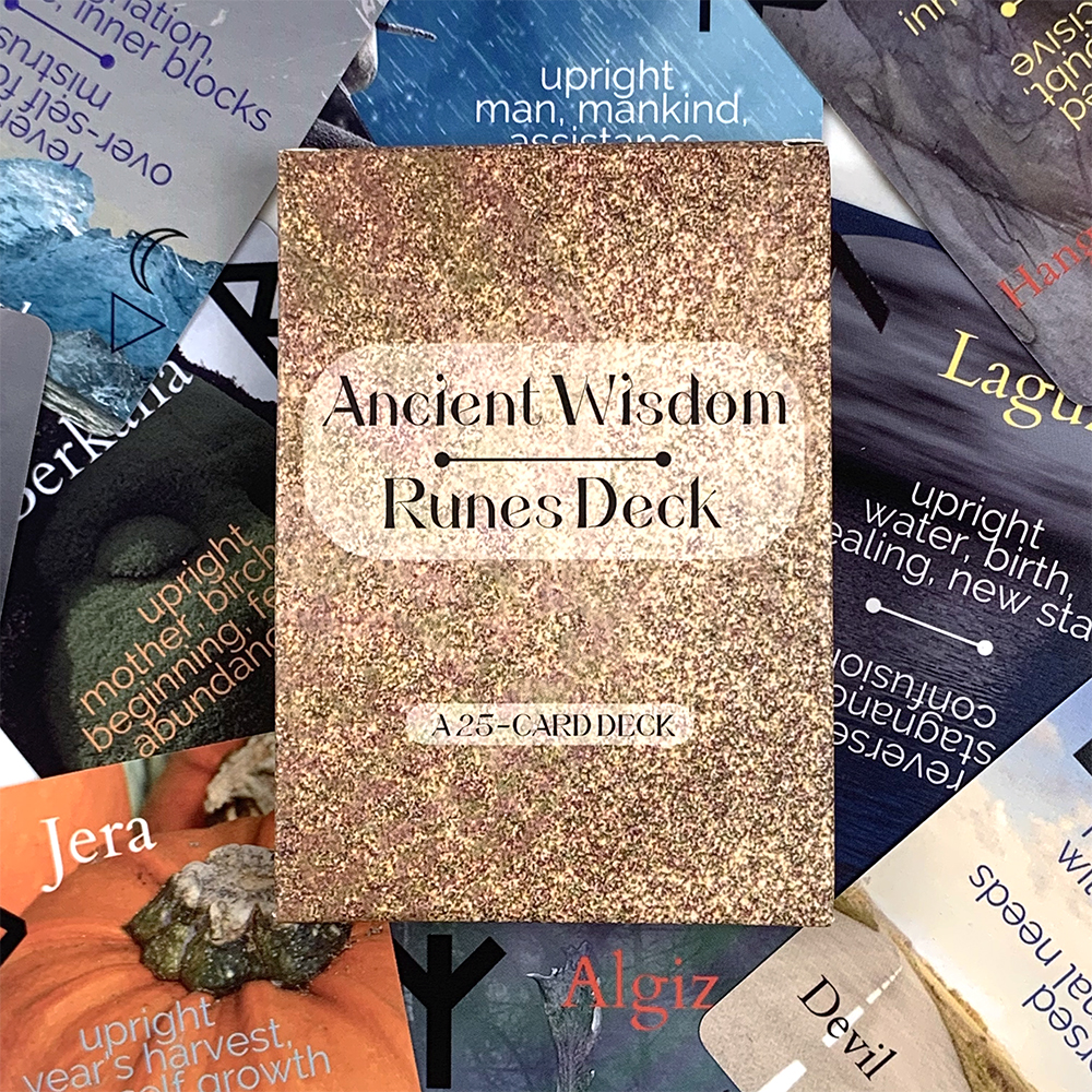 Ancient Wisdom Runes Deck 25 E - Board Game Inspiration ulasan dan harga