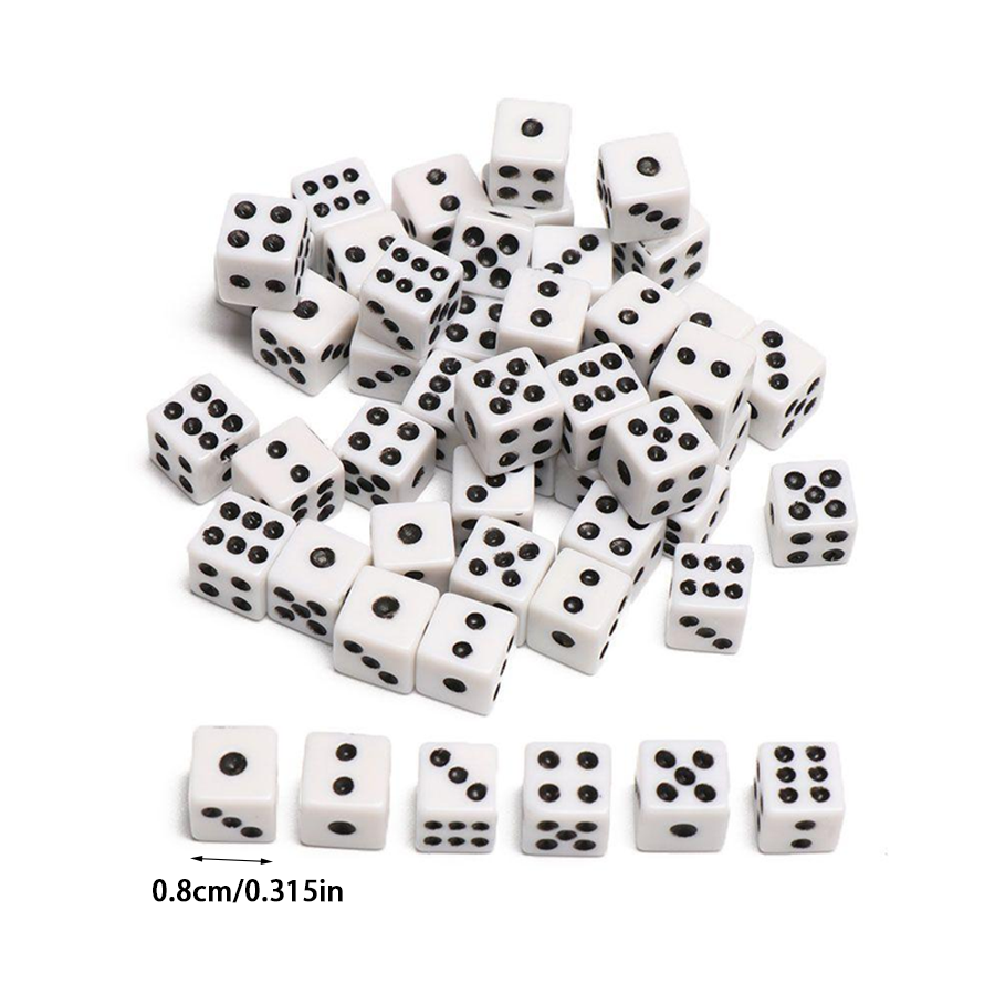 50/120/200/300pcs Mini Six Sid - Board Game Festival ulasan dan harga