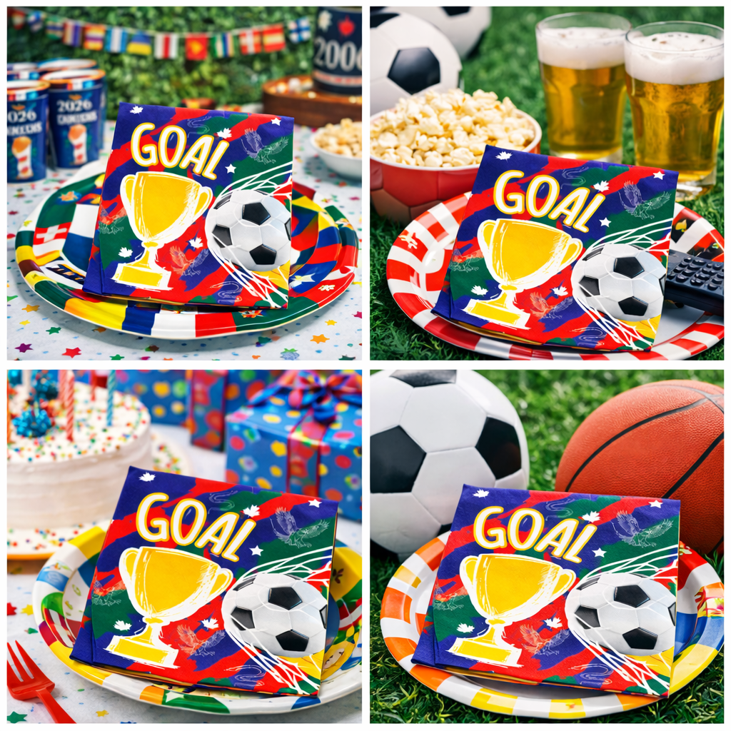 Football Party Napkins World F - Board Game Football ulasan dan harga