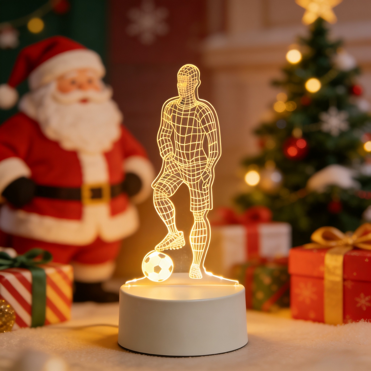 LED 3D Football Theme Table La - Board Game Football ulasan dan harga