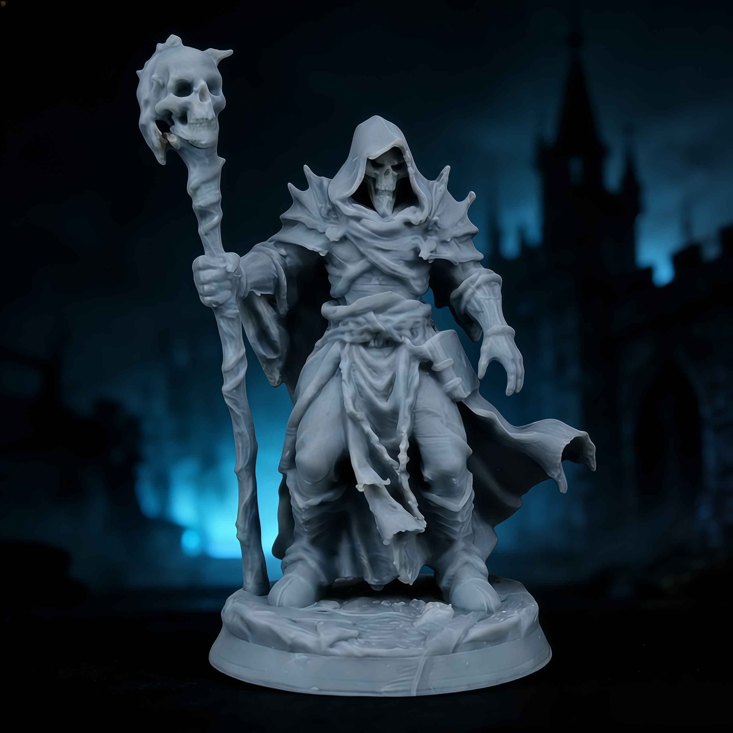 3D Printed Necromancer Model,  - Board Game War ulasan dan harga