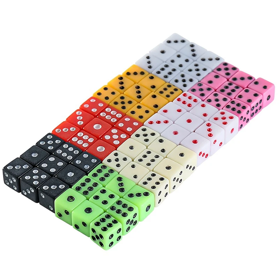 200pcs Colorful 8mm Mini Six S - Board Game Festival ulasan dan harga