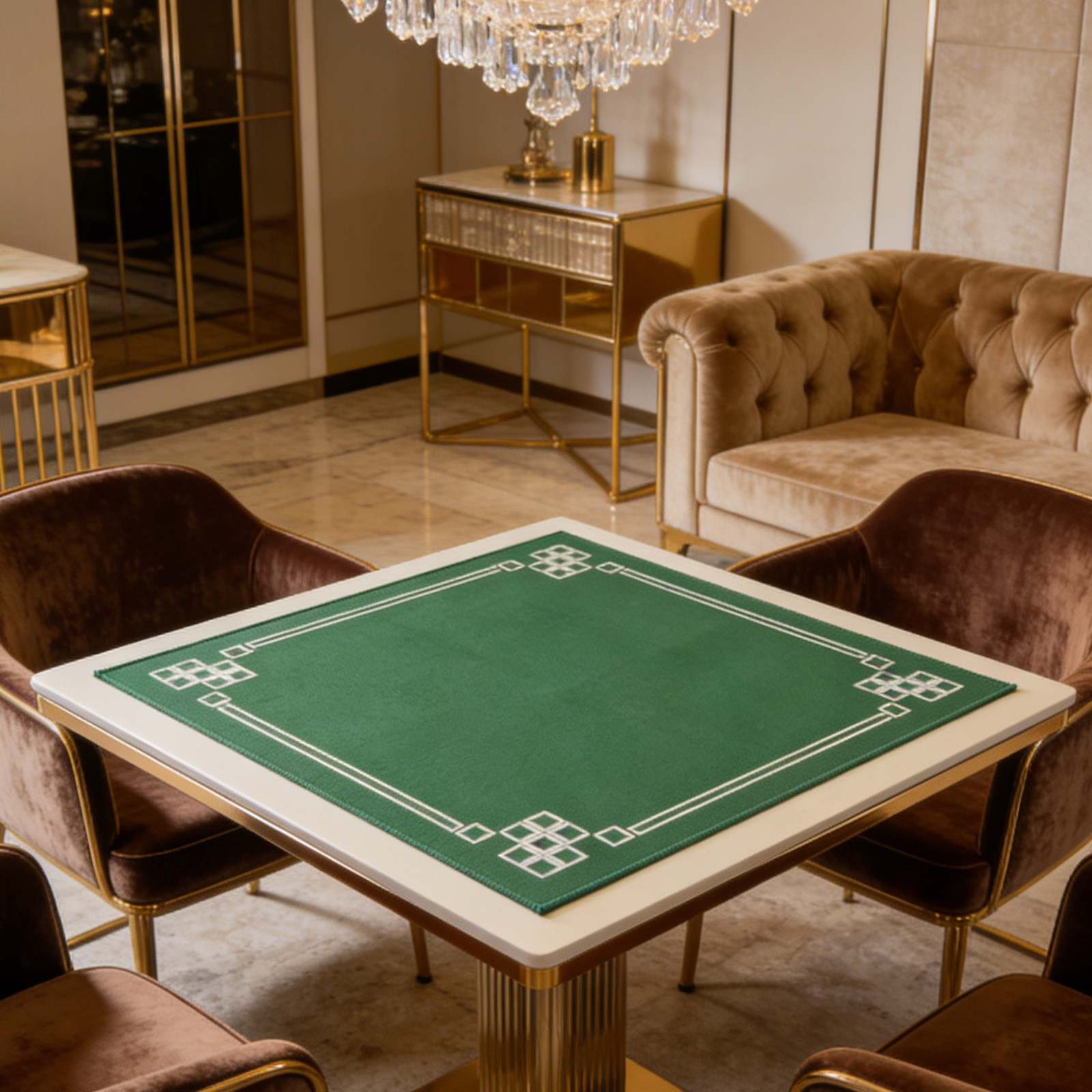 Anti Slip Mahjong Mat 70Cm/27. - Board Game Card ulasan dan harga