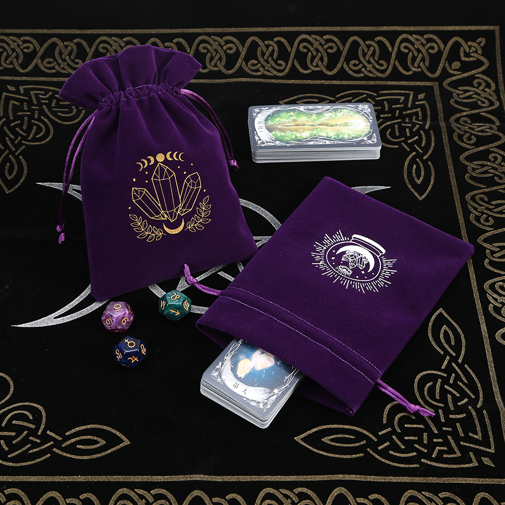 5Pcs Tarot Storage Velvet Bag  - Board Game Box ulasan dan harga