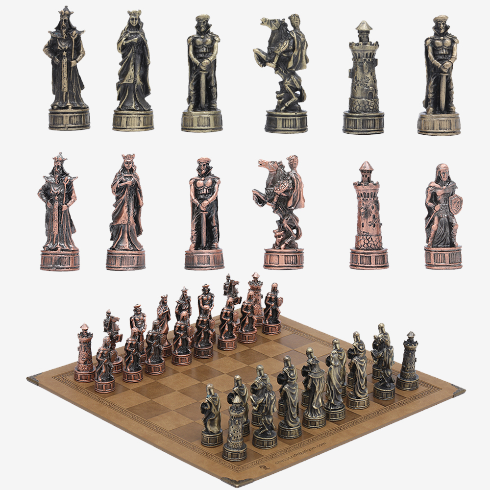 Metal Theme Chess 32pcs Intell - Yearbook Board Game Theme ulasan dan harga