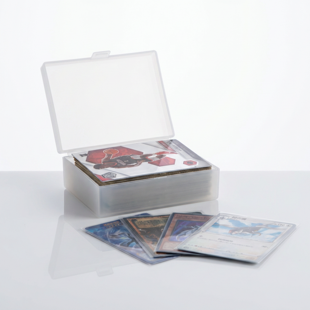 Trading deck box,transparent p - Board Game Store ulasan dan harga