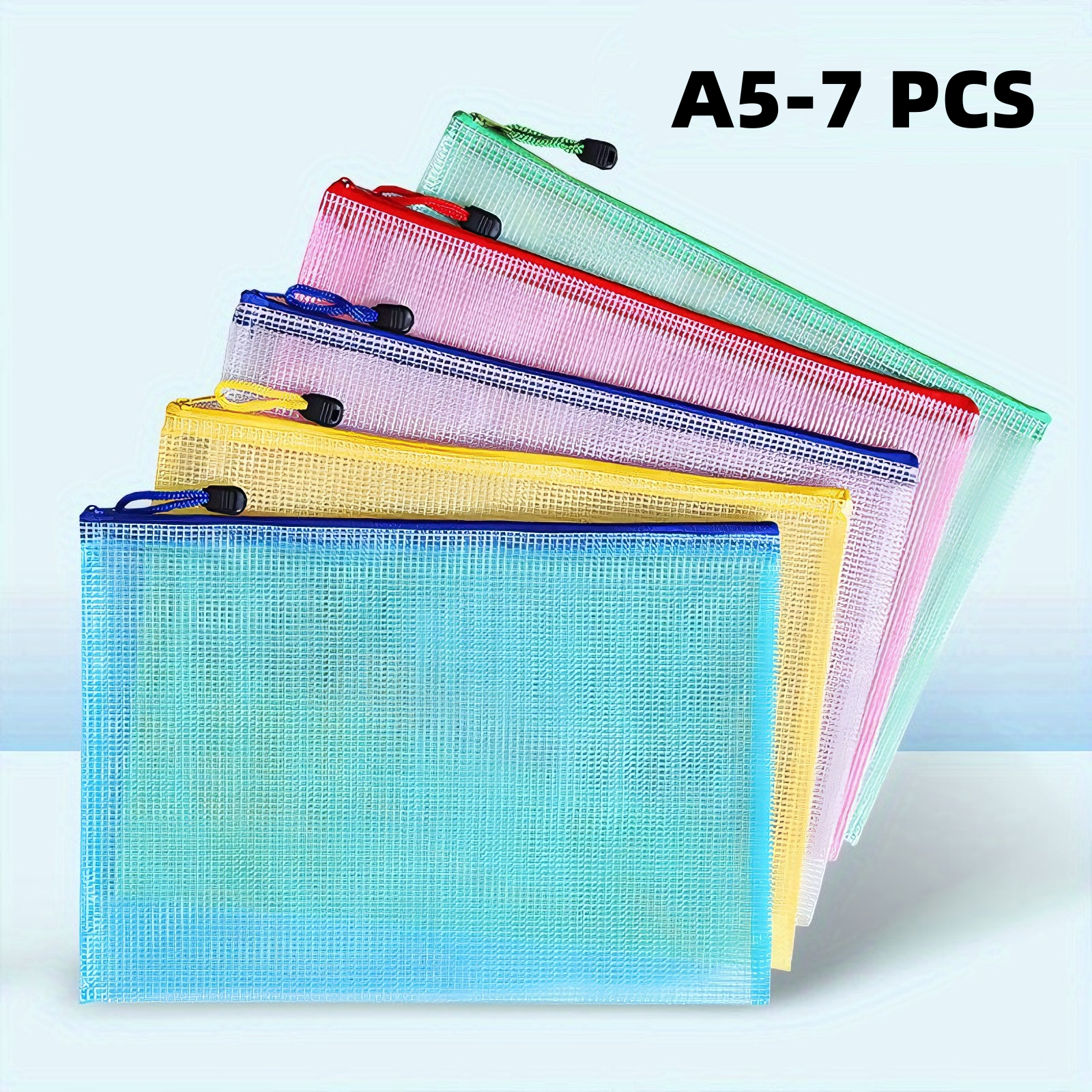 A5 Mesh Zipper Bag, Waterproof - Board Game Store ulasan dan harga