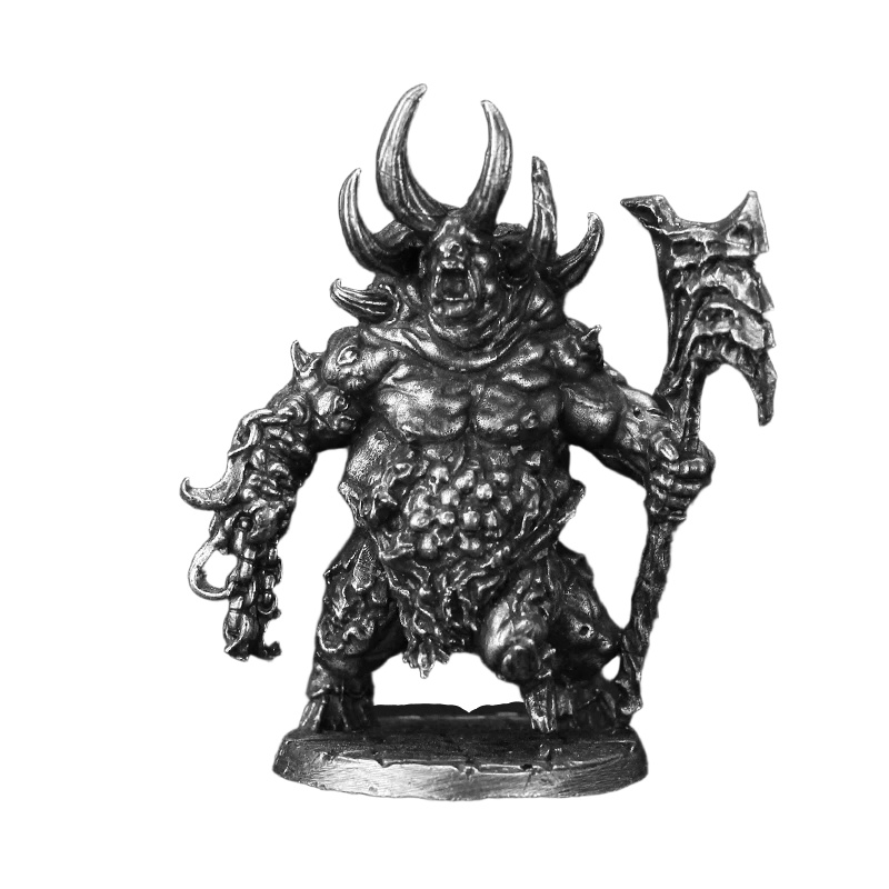 Bull Warrior Metal Figurine Mi - Board Game Live ulasan dan harga