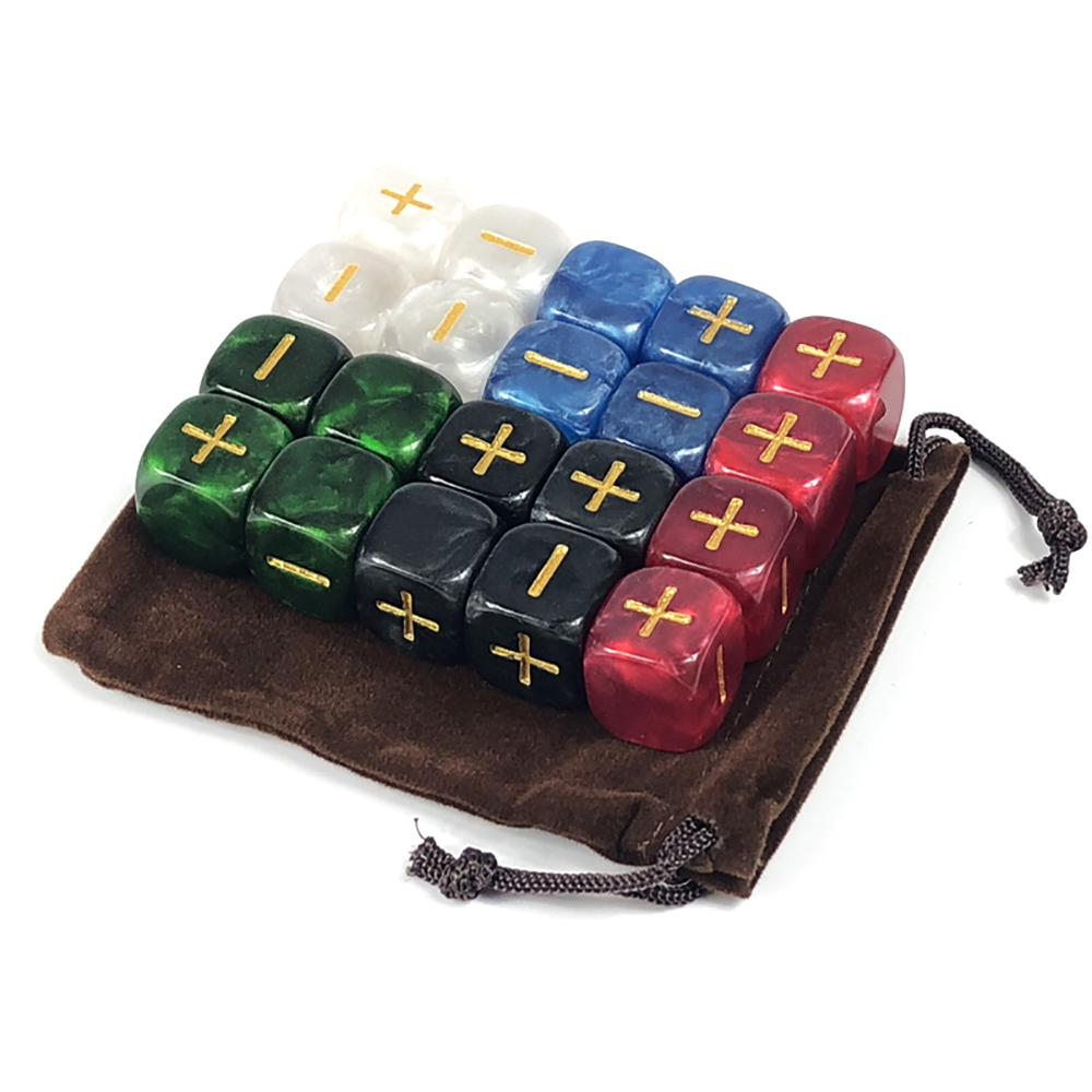 Fate Dice with Bag 20pcs for B - Board Game Live ulasan dan harga