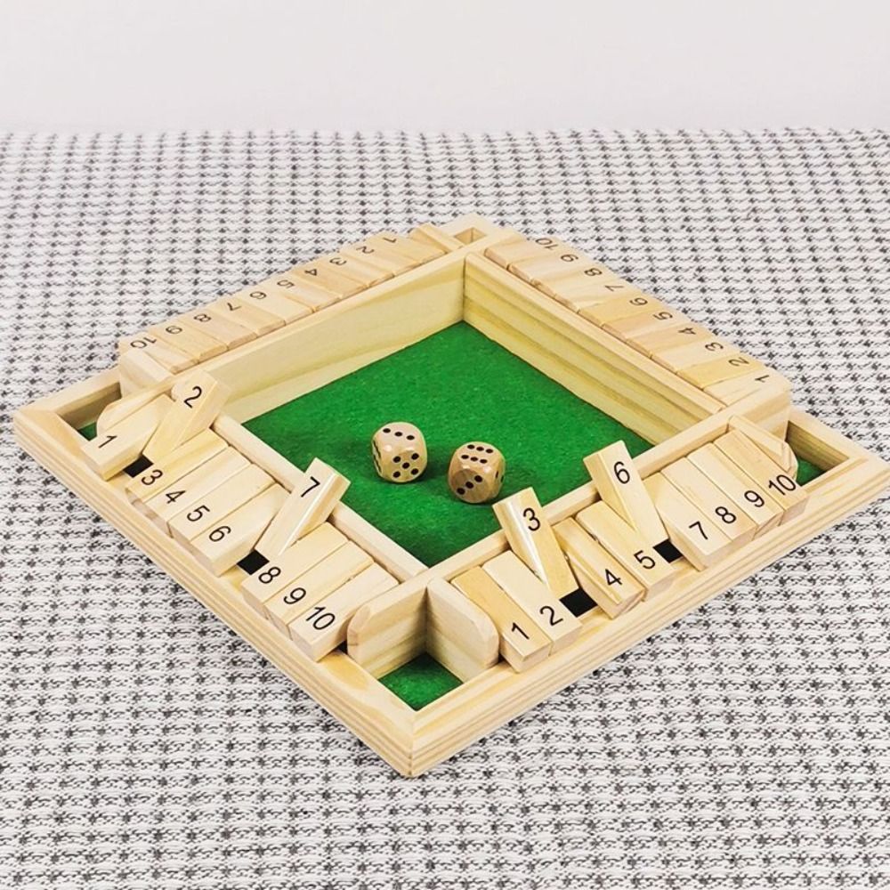 Shut The Box Table Board Game  - Board Game Box ulasan dan harga
