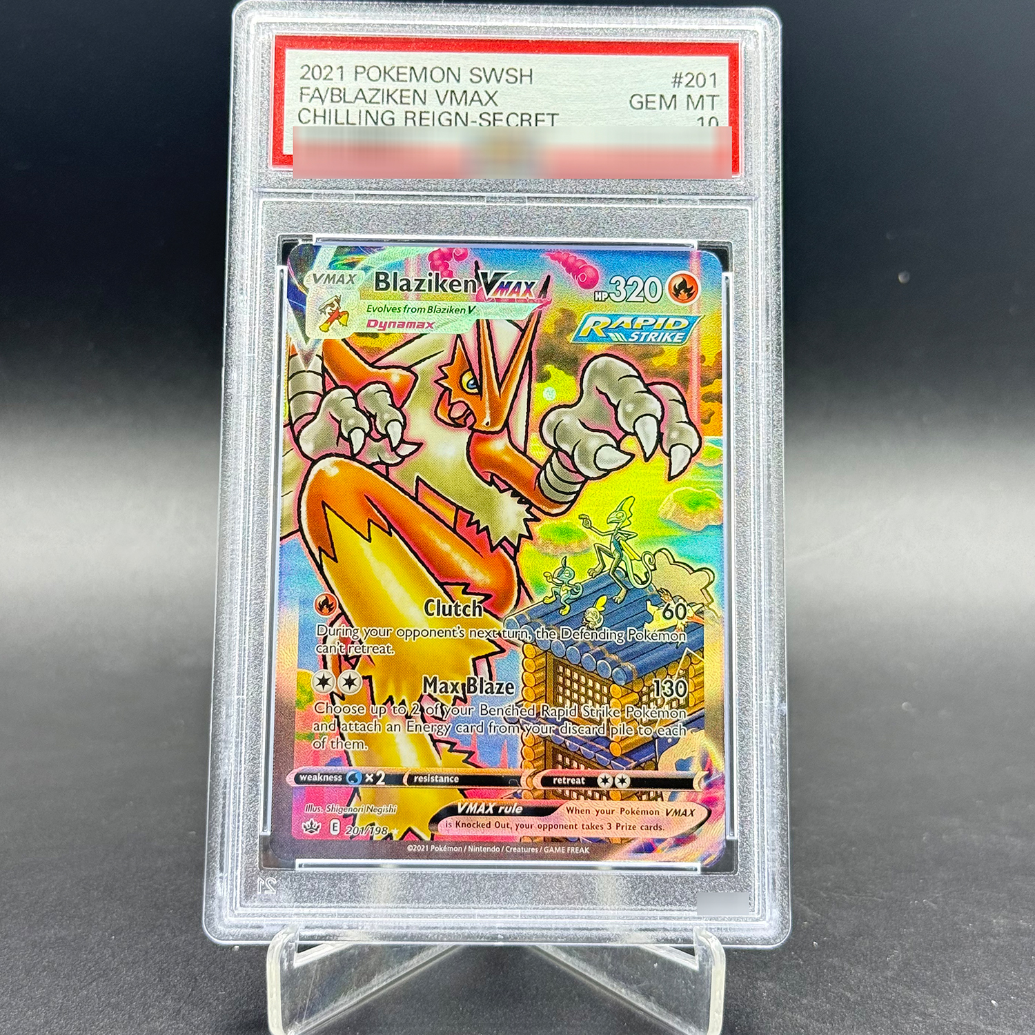 DIY Pokemon Blaziken VMAX 201/ - Board Game Card ulasan dan harga