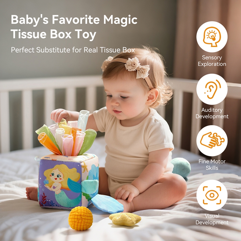 Baby Montessori Toy cotton Mag - Board Game Box ulasan dan harga