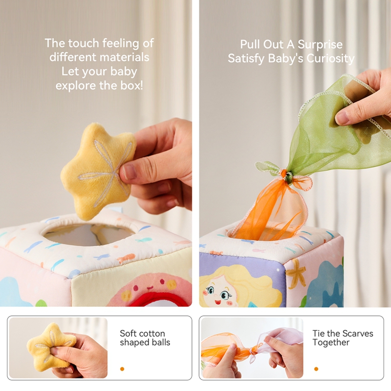 Baby Montessori Toy cotton Mag - Board Game Box ulasan dan harga