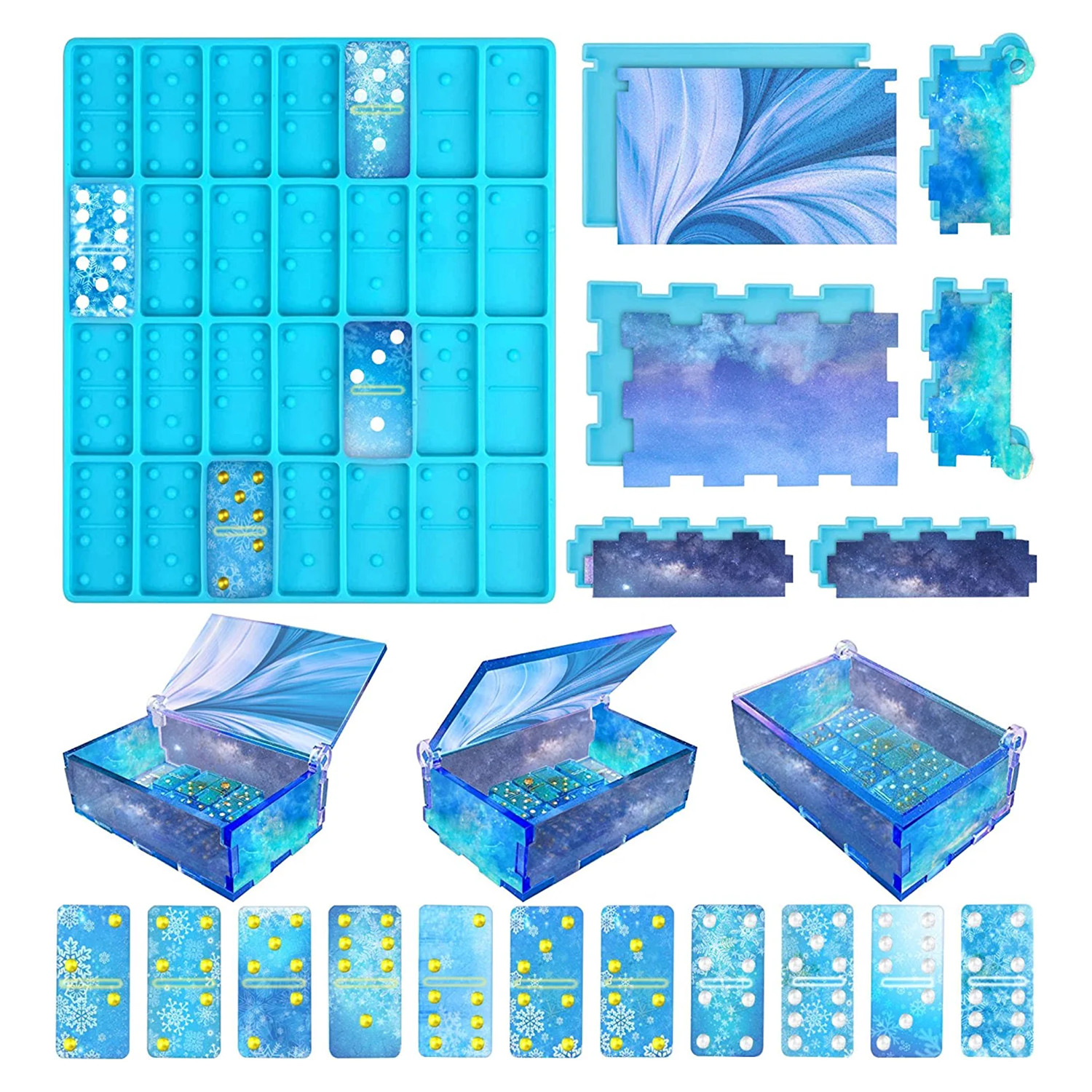 Domino Molds Silicone Epoxy Re - Board Game Live ulasan dan harga