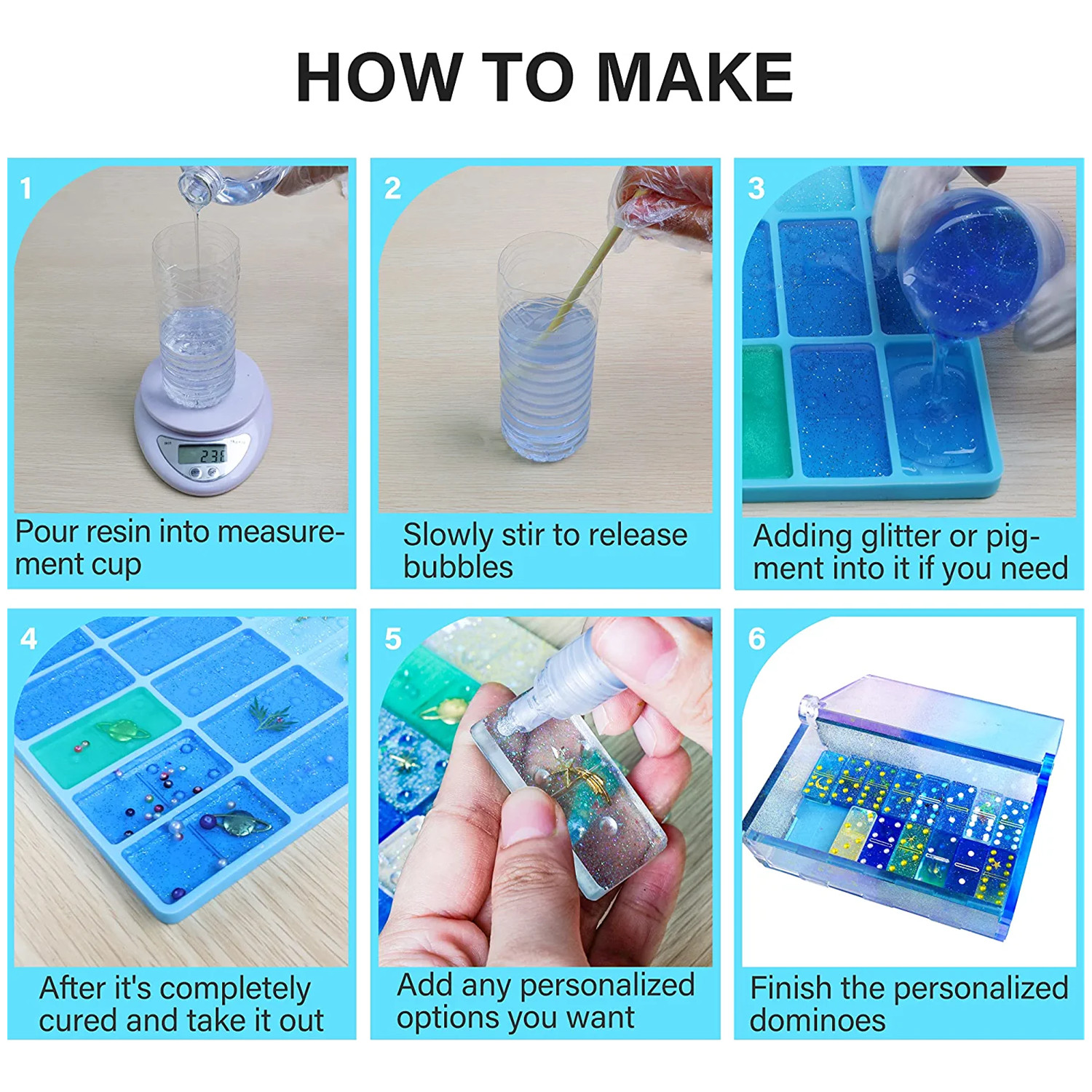 Domino Molds Silicone Epoxy Re - Board Game Live ulasan dan harga