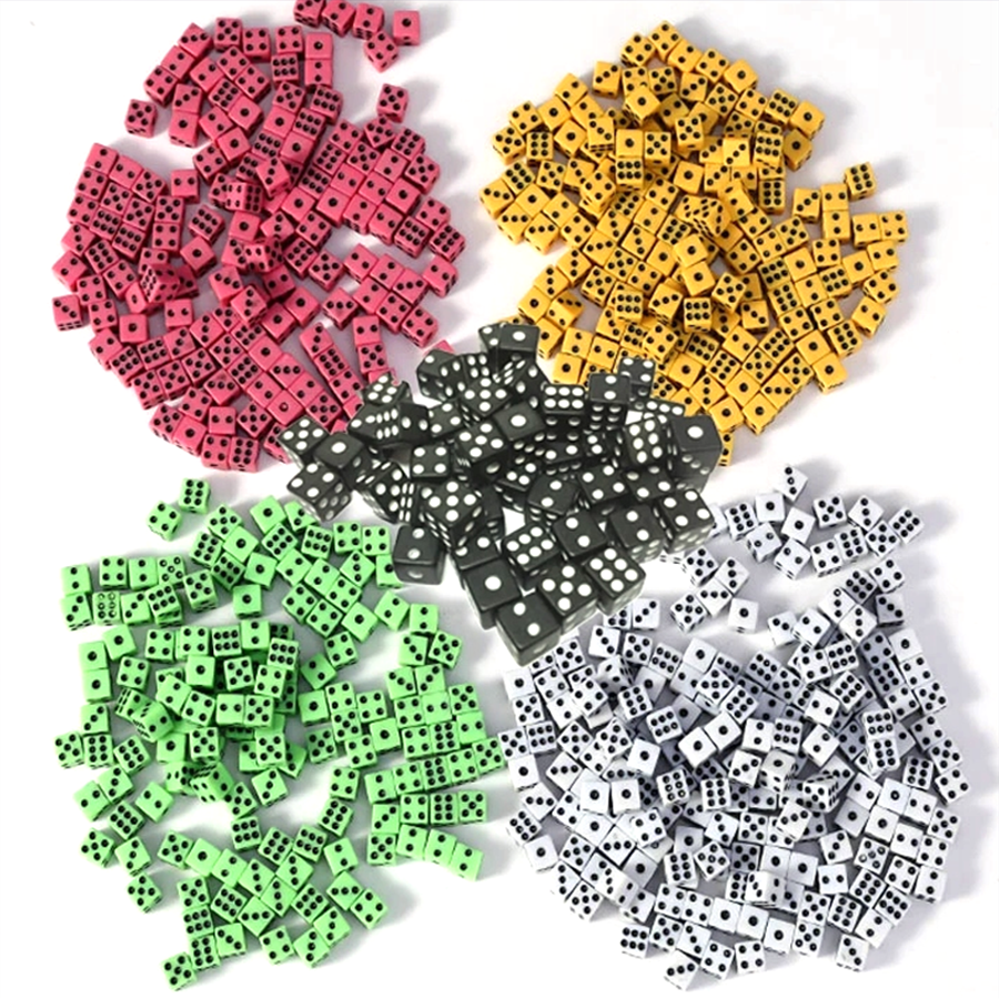 101pcs Bagged Mini Dice, Color - Board Game Festival ulasan dan harga
